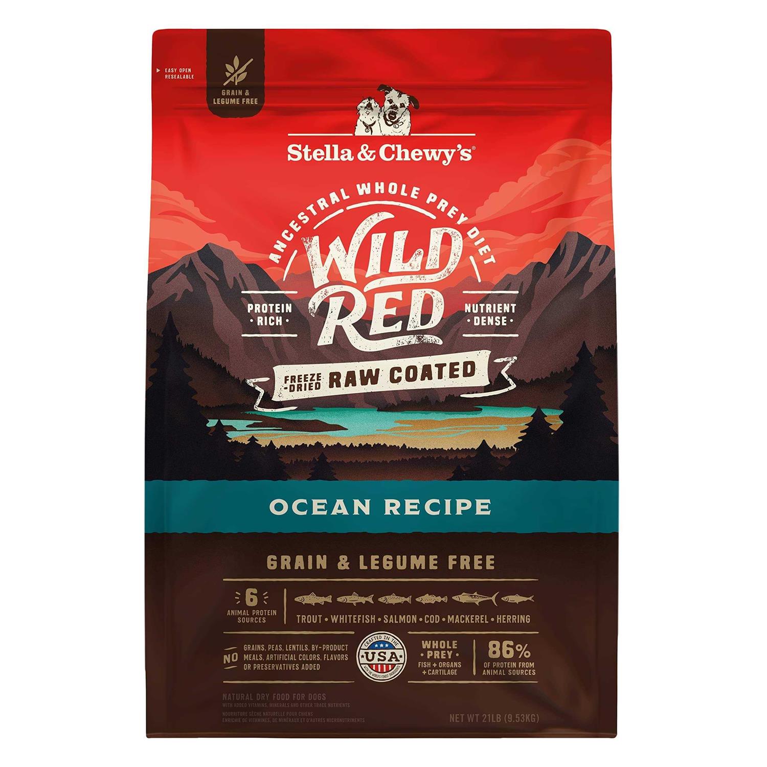 Stella & Chewy’s Wild Red Dry Dog Food Raw Coated High Protein Grain Free Recipe - Healthber
