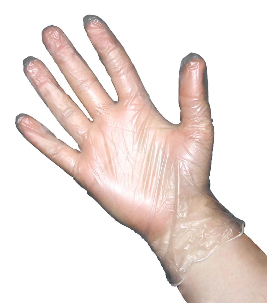 Gloves, Vinyl, Powder Free, Non Latex, 100 Count - Healthber