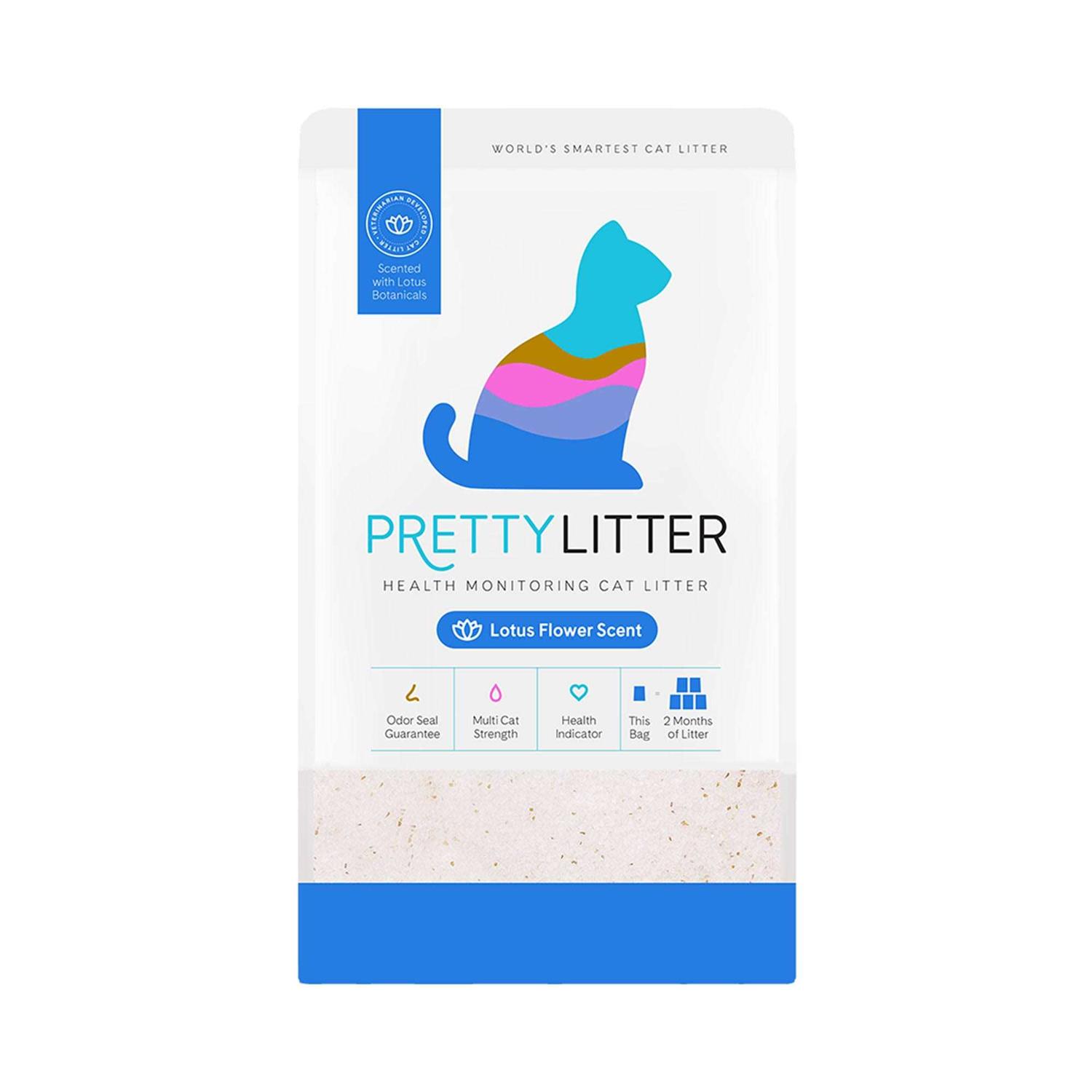 PrettyLitter Lotus Flower Health Monitoring Cat Litter - Healthber
