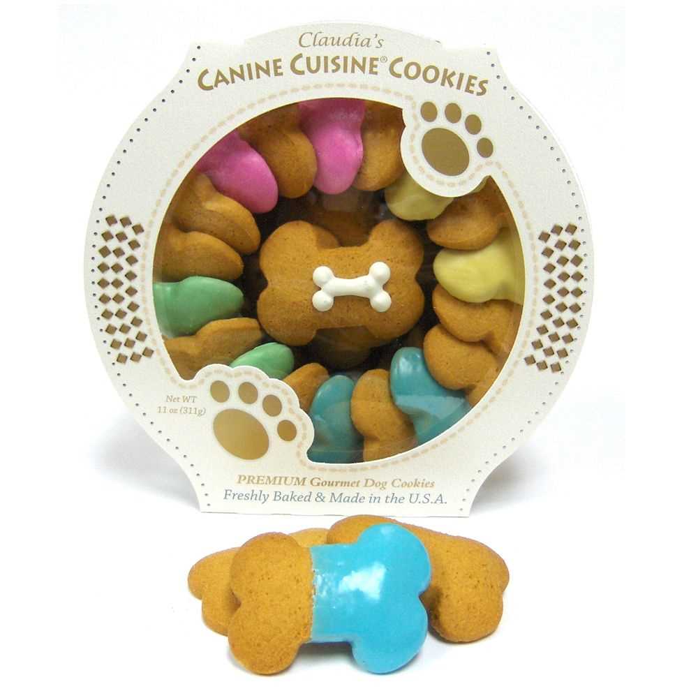 Claudia’s Canine Bakery Carousel of Canine Party Bones Baked Dog Treats, 11-oz tub - Healthber