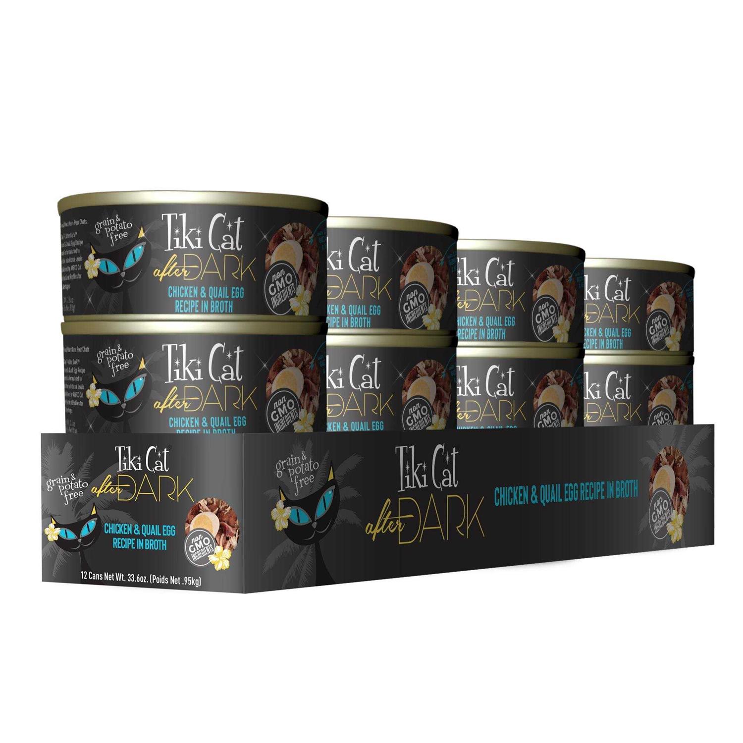 Tiki Cat After Dark Chicken & Quail Egg Cat Food - Healthber