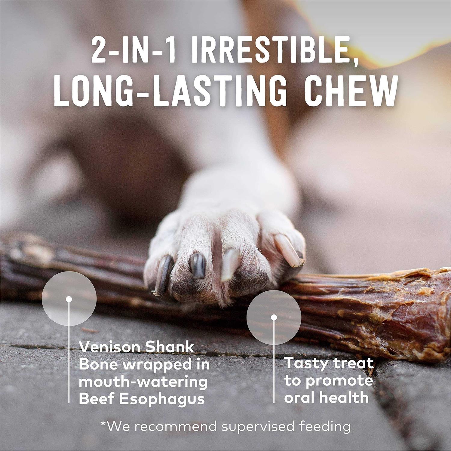 Ziwi Peak Deer Shank Bone Dog Chew - Healthber
