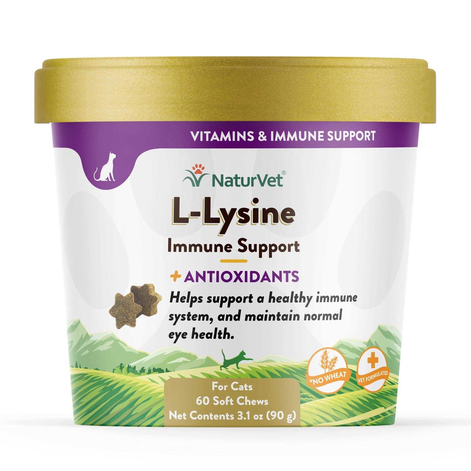 NaturVet L-Lysine Immune Support Plus Antioxidants - Healthber