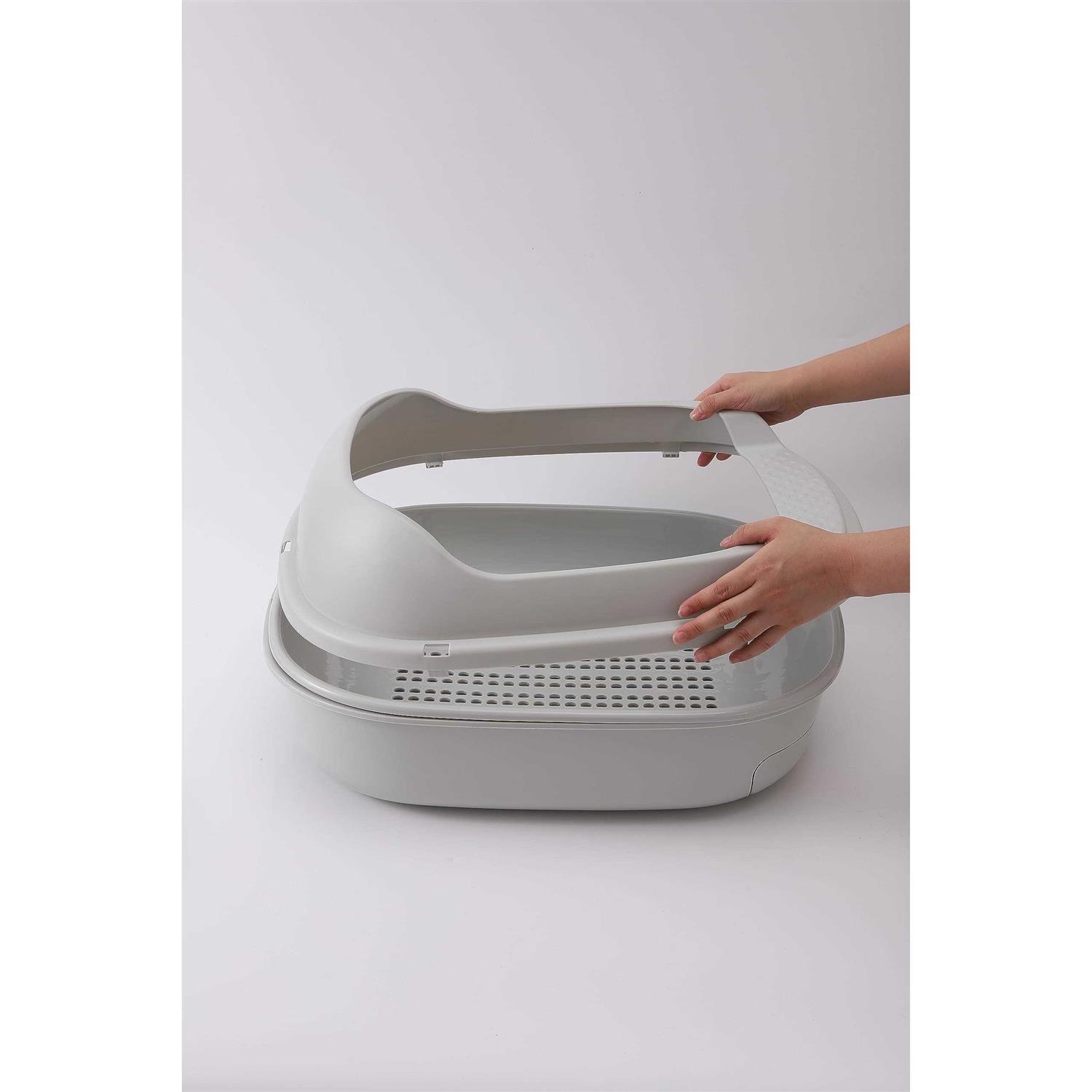Skywin Pellet Cat Litter Box Perfect for Pine Pellets Efficient Sifting System for Cats - Healthber