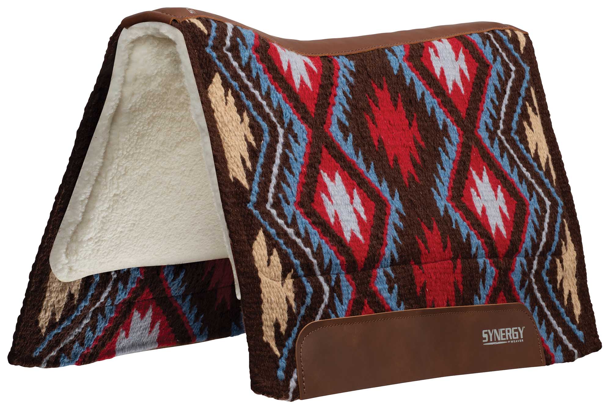 Synergy Contoured Performance Saddle Pad, Merino Fleece Lined, 33