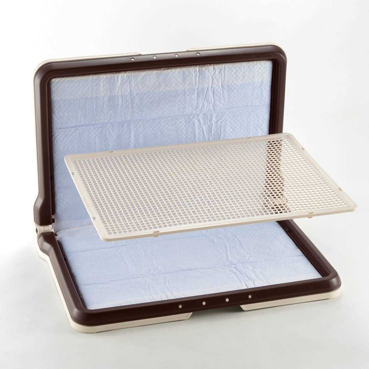 Richell PAW Trax High Wall Potty Pad Tray - Healthber