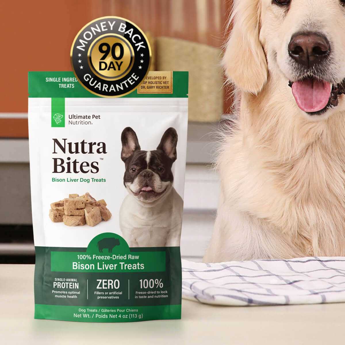 Ultimate Pet Nutrition Nutra Bites Liver Freeze-Dried Dog Treats - Healthber