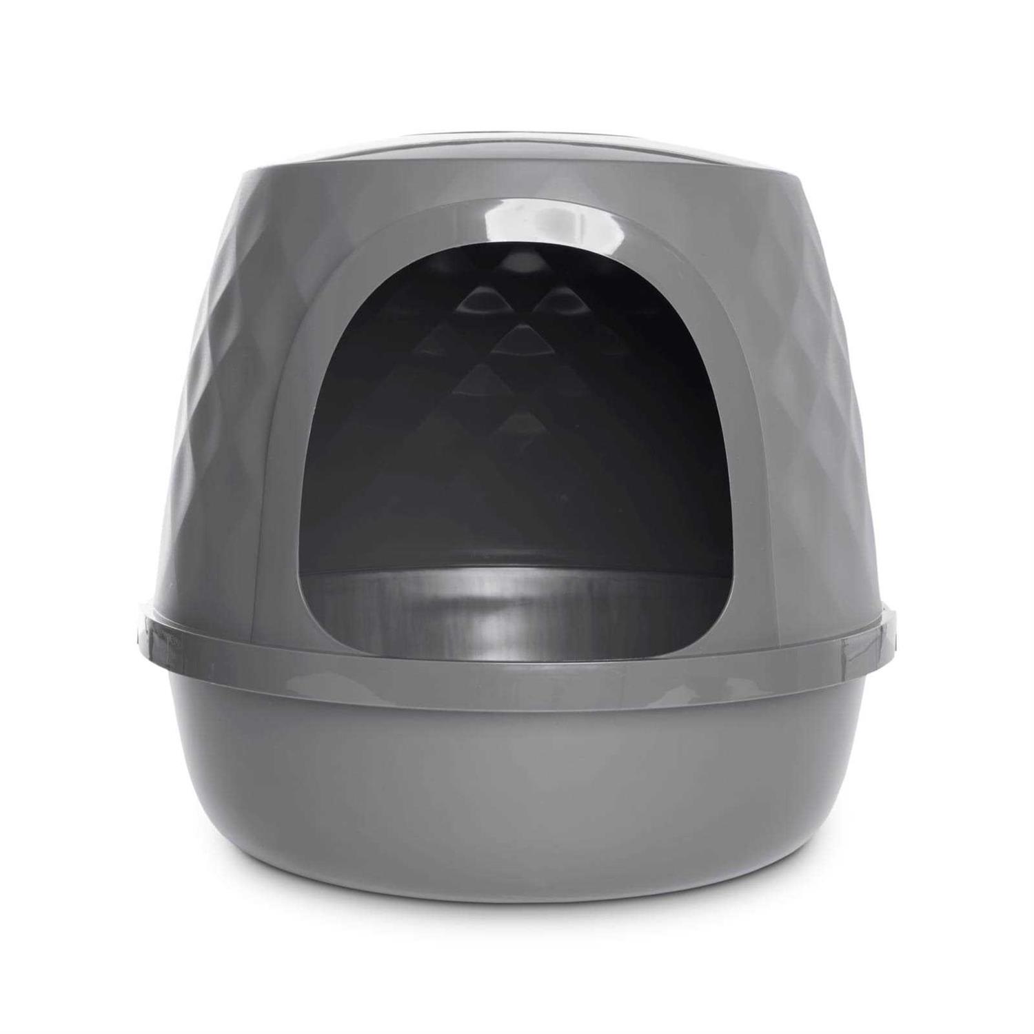 So Phresh Geometric Covered Cat Litter Box - Healthber