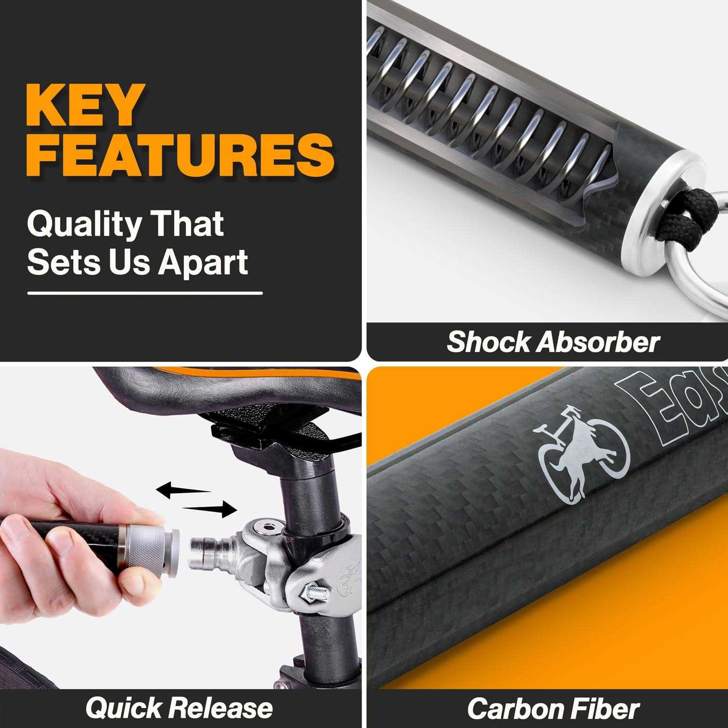 Malabi V2.0-180 Rotating Dog Bike Leash With Shock Absorbers and Quick Attach Mechanism - Healthber