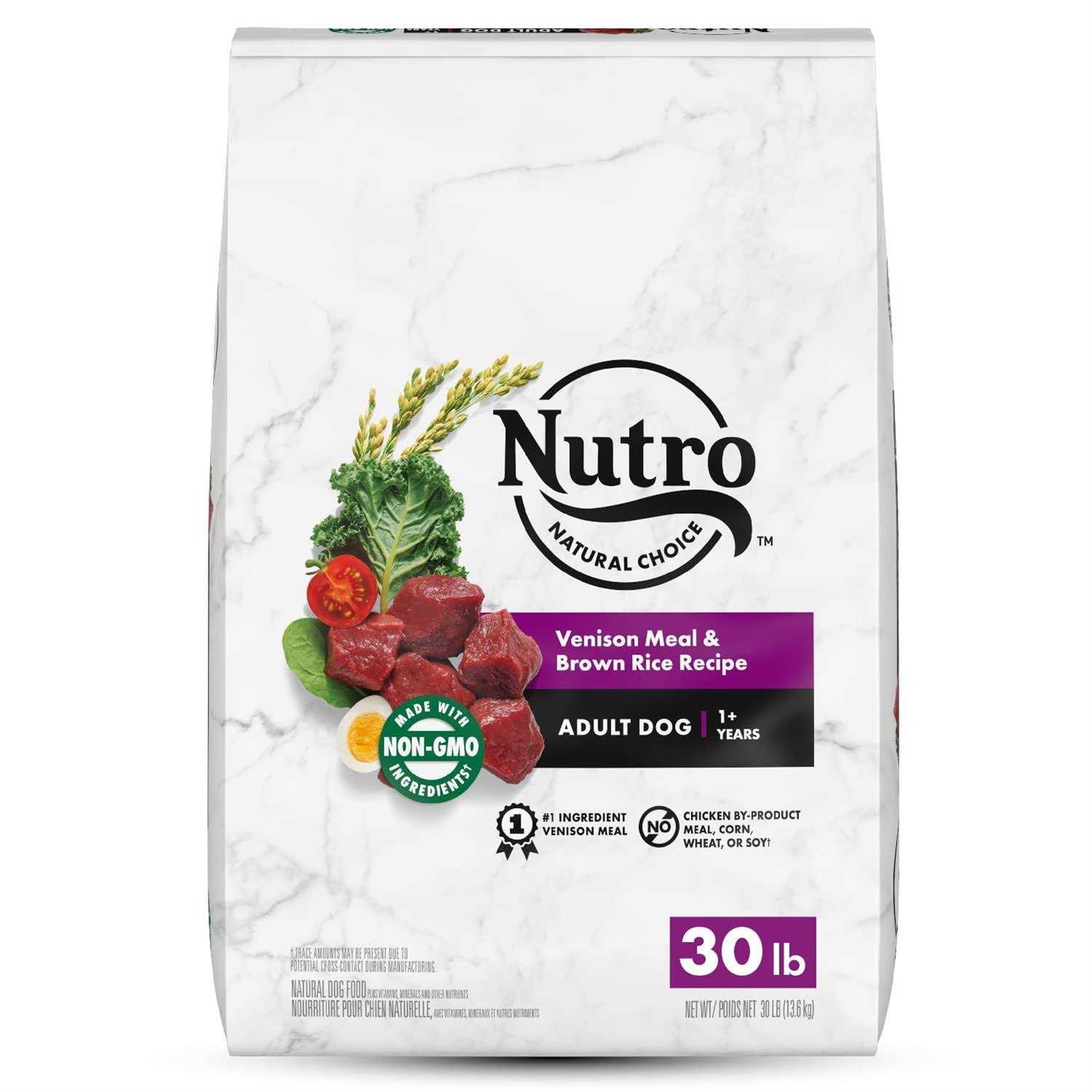 Nutro Natural Choice Adult Venison Meal & Brown Rice Recipe Dry Dog Food - Healthber