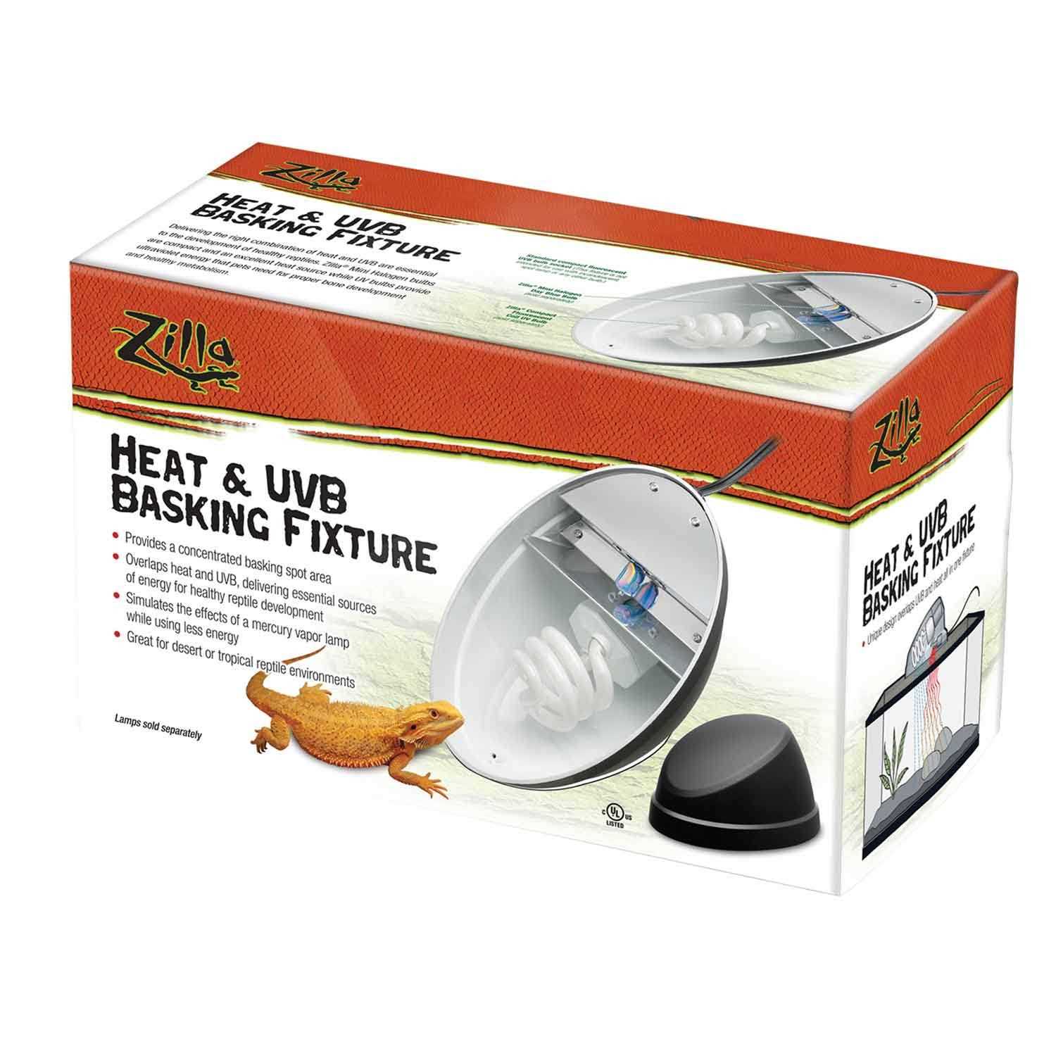 Zilla Heat & UVB Basking Fixture - Healthber