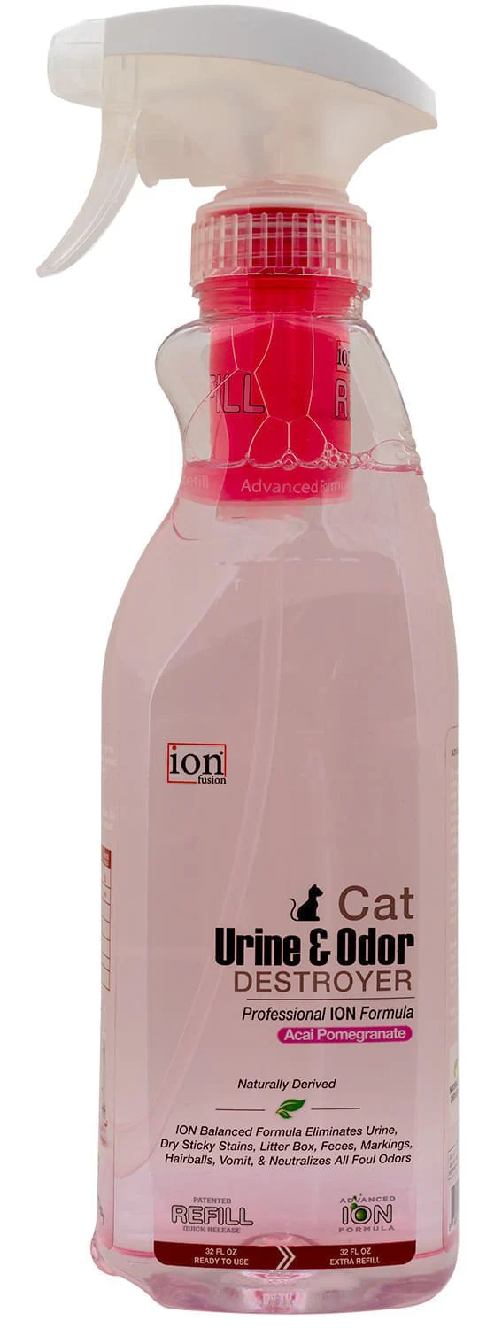 Cat Urine & Odor Destroyer, Acai Pomegranate, 32 oz - Healthber