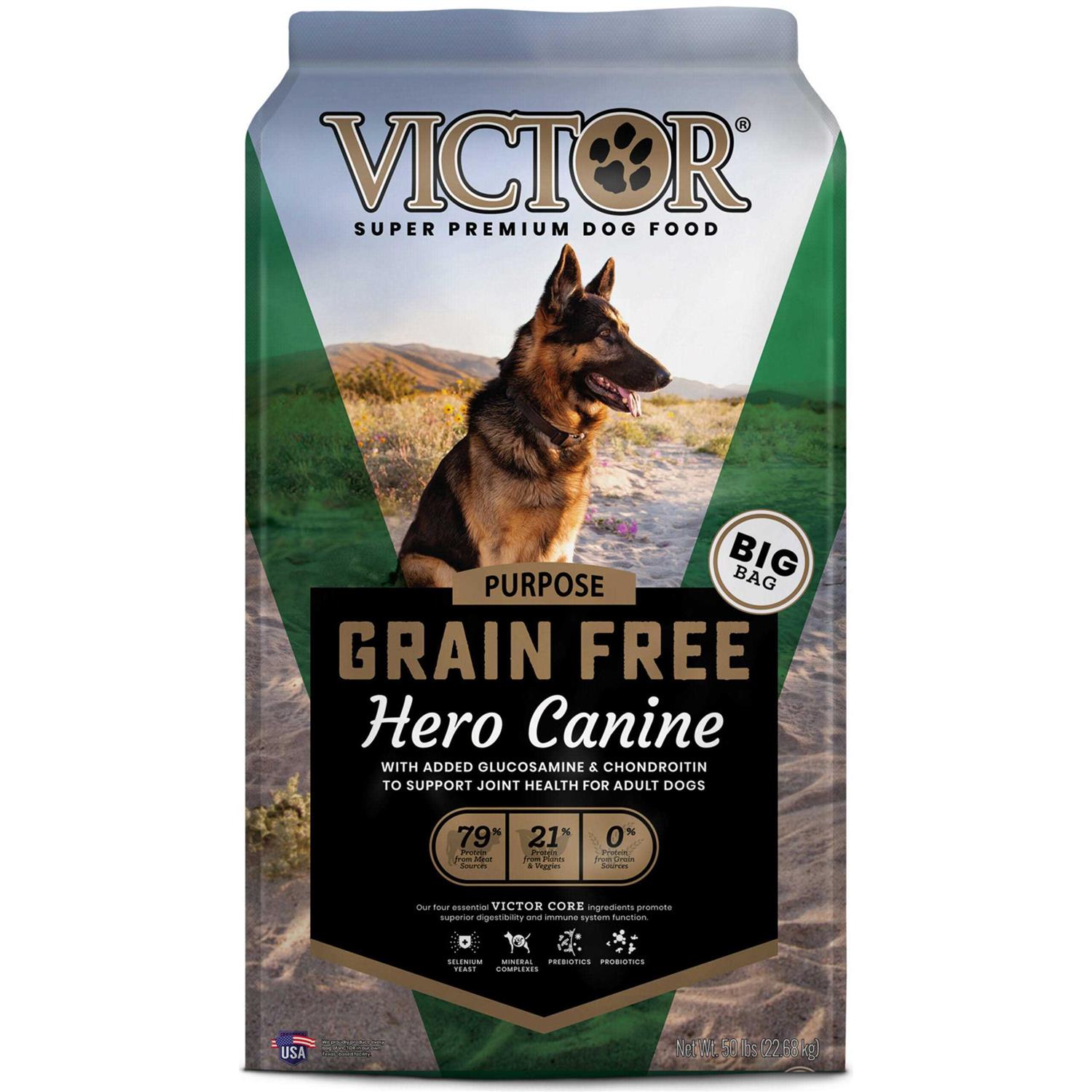 Victor Hero Canine Grain Free Dry Dog Food - Healthber