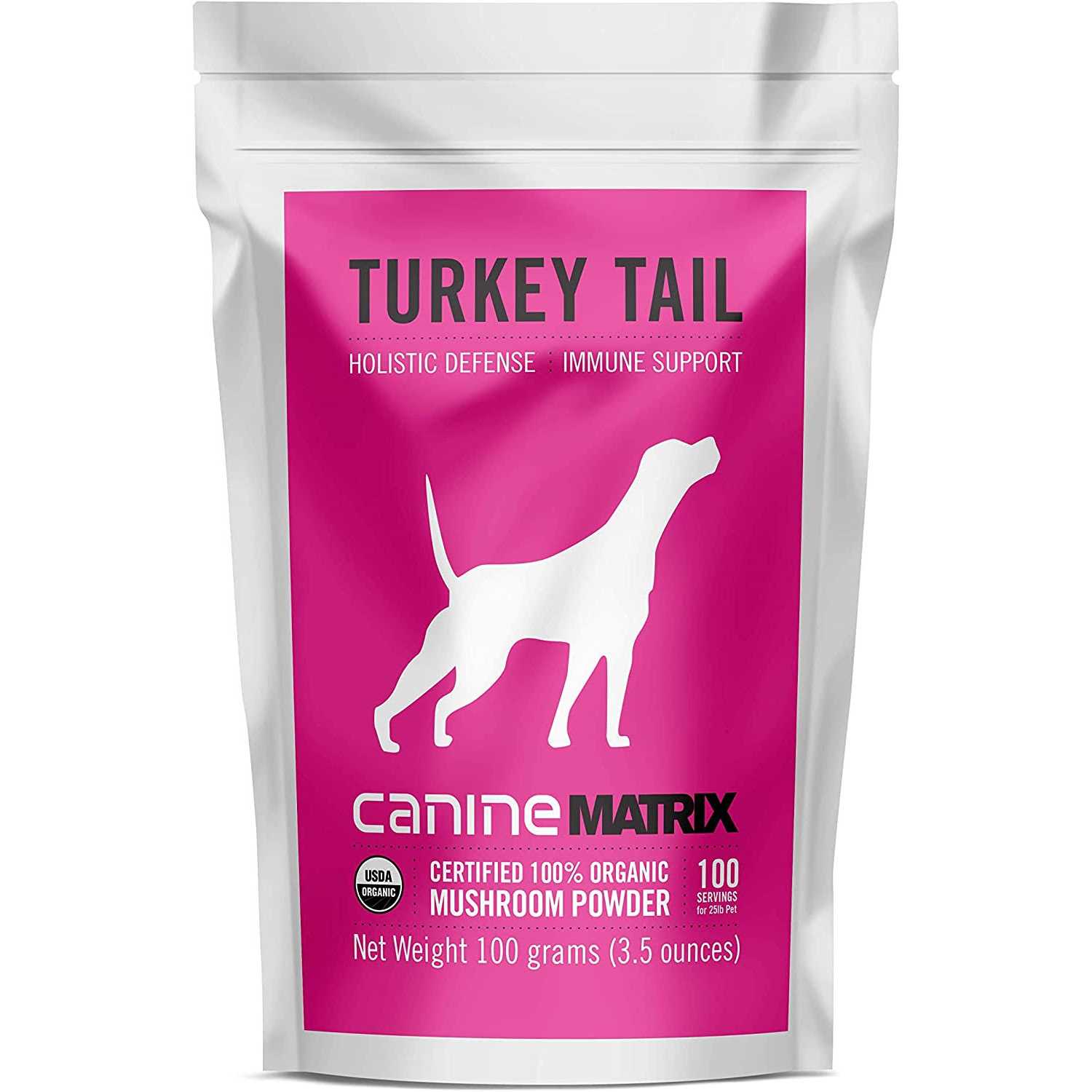 Canine Matrix Turkey Tail Mushroom Supplement - Healthber