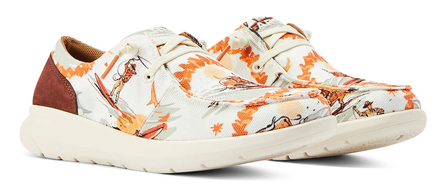 Ariat Women's Hilo Western Aloha Shoes - Healthber