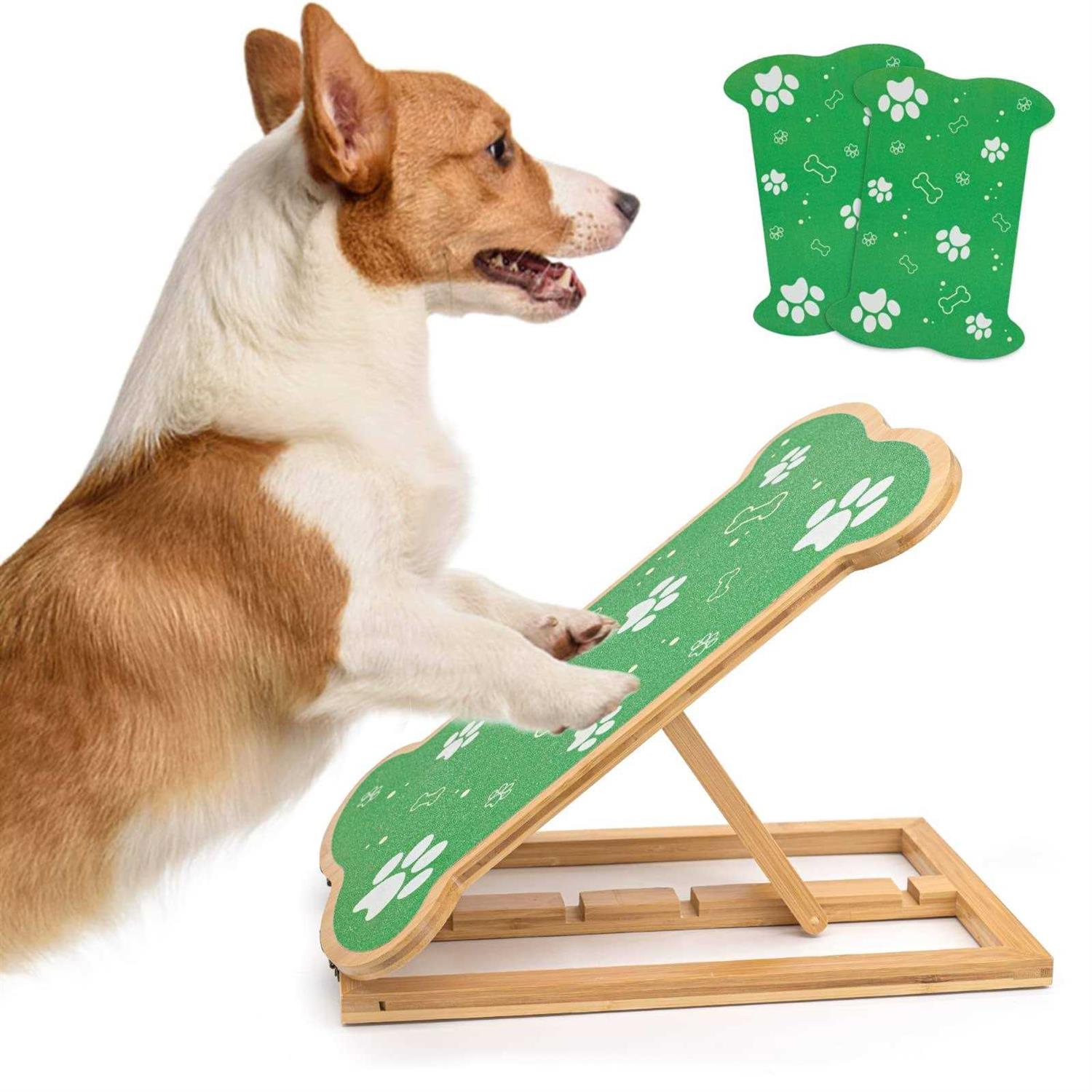 Dog Scratch Pad for Nails-Soothing Nail Care-Anxiety Free-Dog Nail Scratch Board,Alternative to Dog Nail Clippers,Scratch Square for Dogs-Adjustable - Healthber