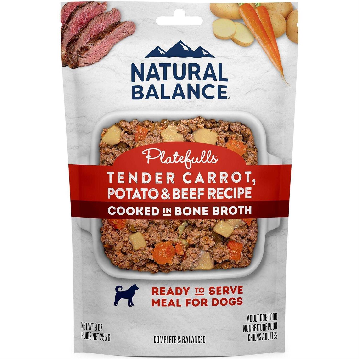 Natural Balance Platefulls Tender Beef & Potato Recipe Wet Dog Food - Healthber