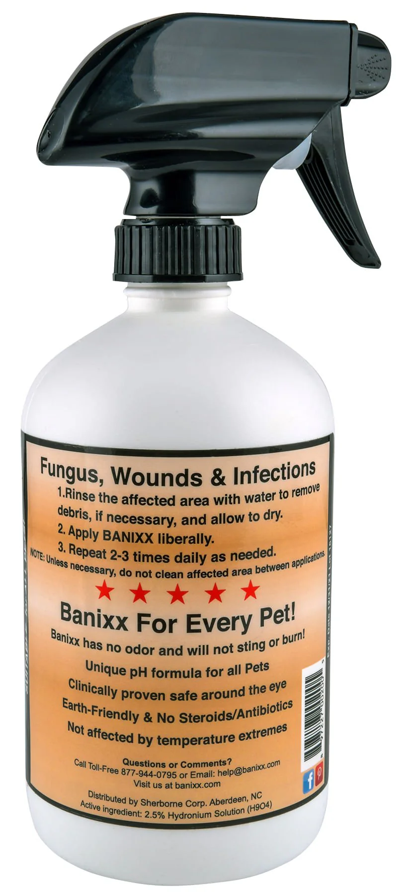Banixx Horse & Pet Care Antibacterial & Antifungal Spray - Healthber