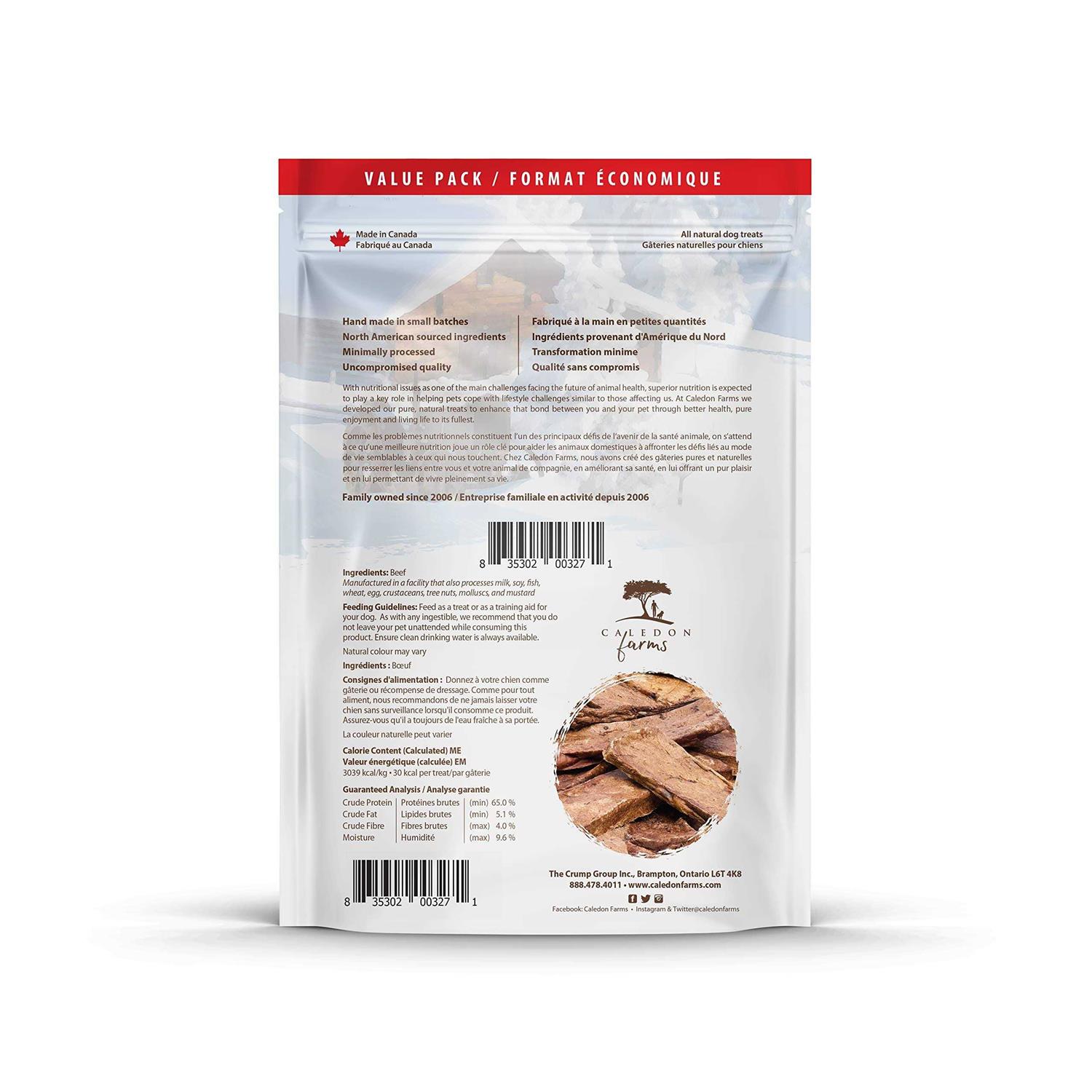 Caledon Farms Beef Tendersticks Dog - Healthber