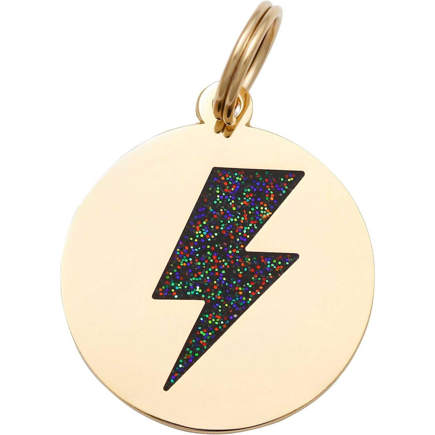 Two Tails Pet Company Lightning Bolt Pet ID Tag - Healthber