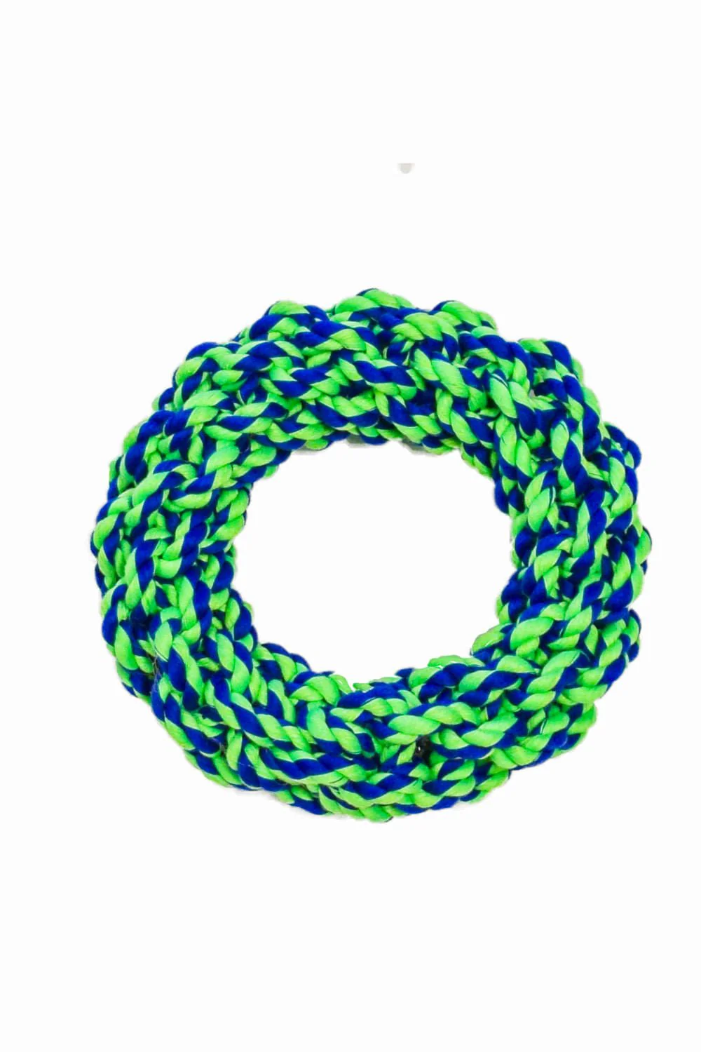 Rugged Rope 7 inch Ring Dog Toy, Tough 100% Cotton - Healthber