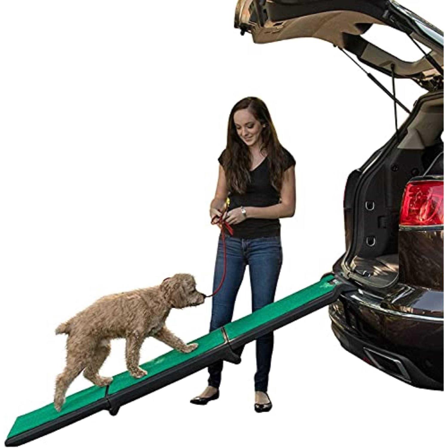 Pet Gear Bi-Fold Pet Ramp with supertraX - Healthber