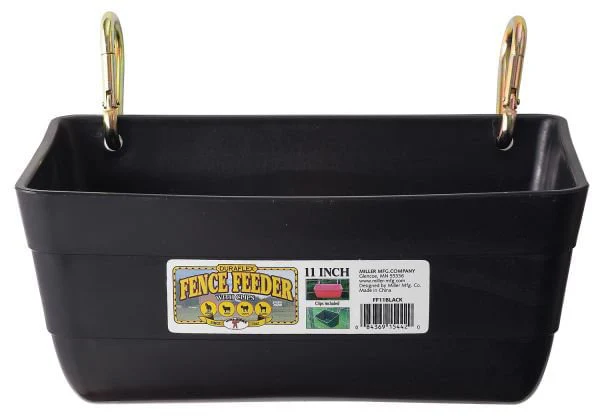 Little Giant Hanging Fence Feeder with Clips, 4 Quart - Healthber