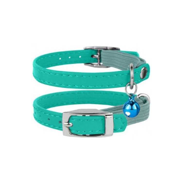 CollarDirect Leather Cat Collar with Bell Kitten Collar, Small and Big Cat Collar for Boy Cats - Healthber
