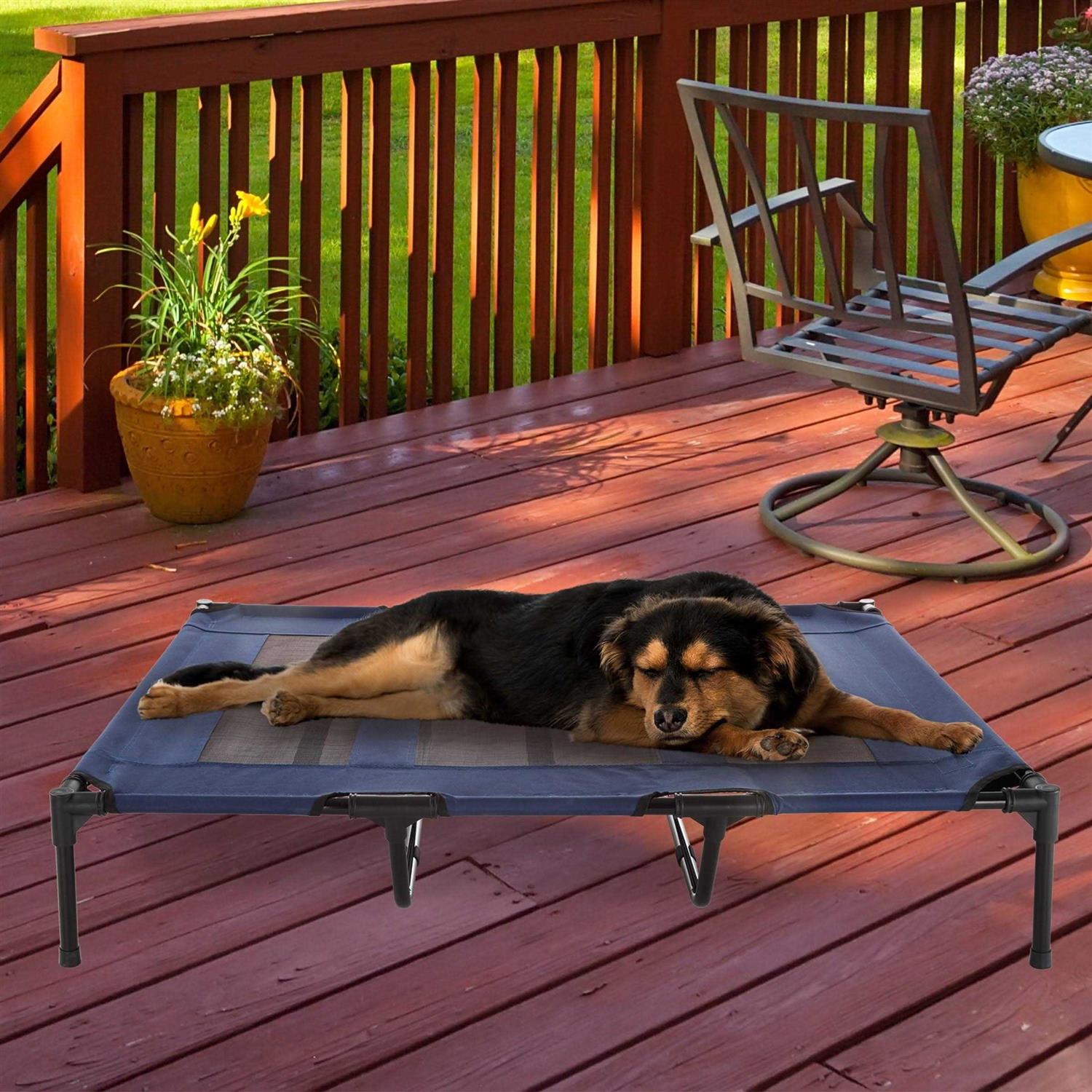 Pet Adobe Cot-Style Elevated Pet Bed - Healthber