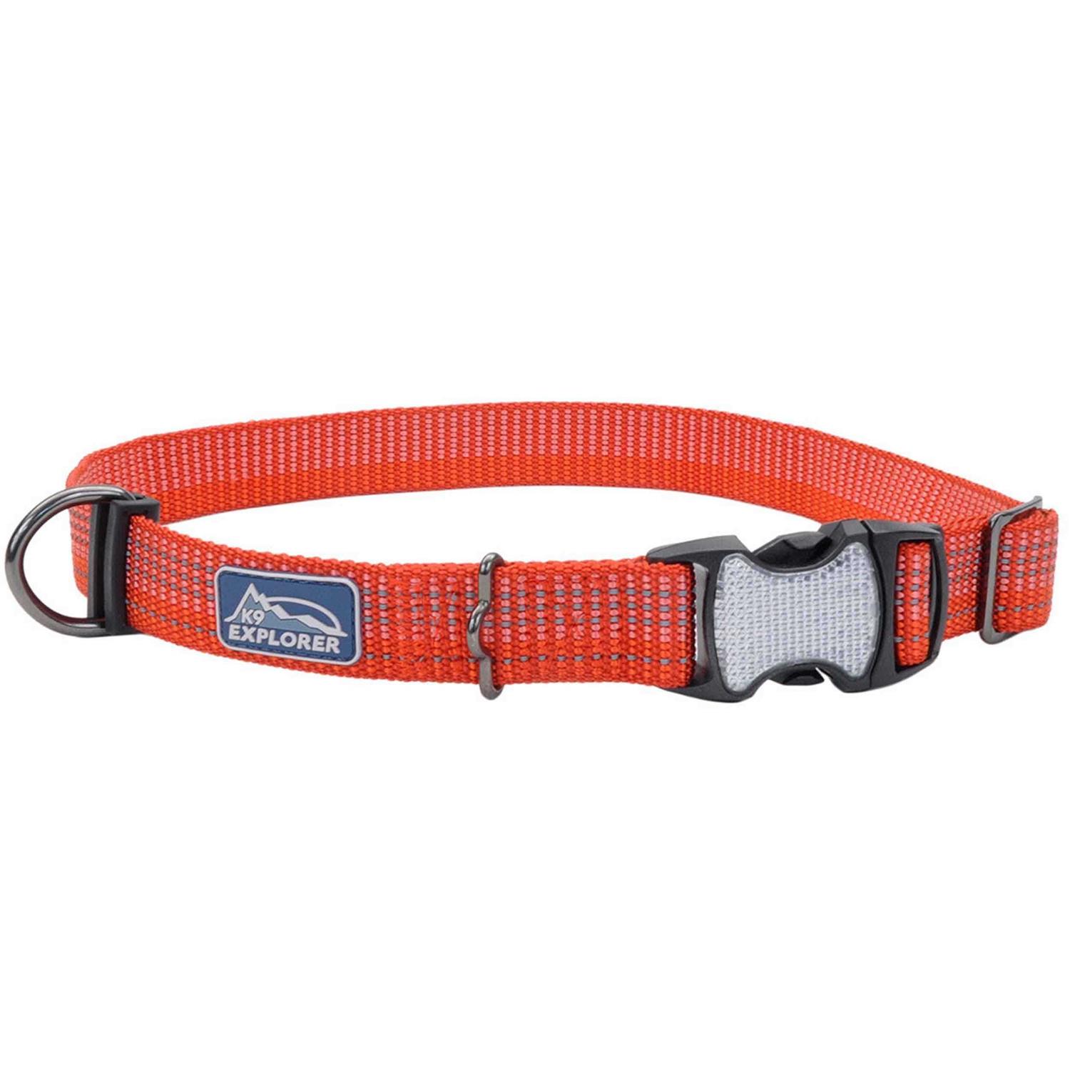 K9 Explorer Brights Reflective Adjustable Dog Collar - Healthber