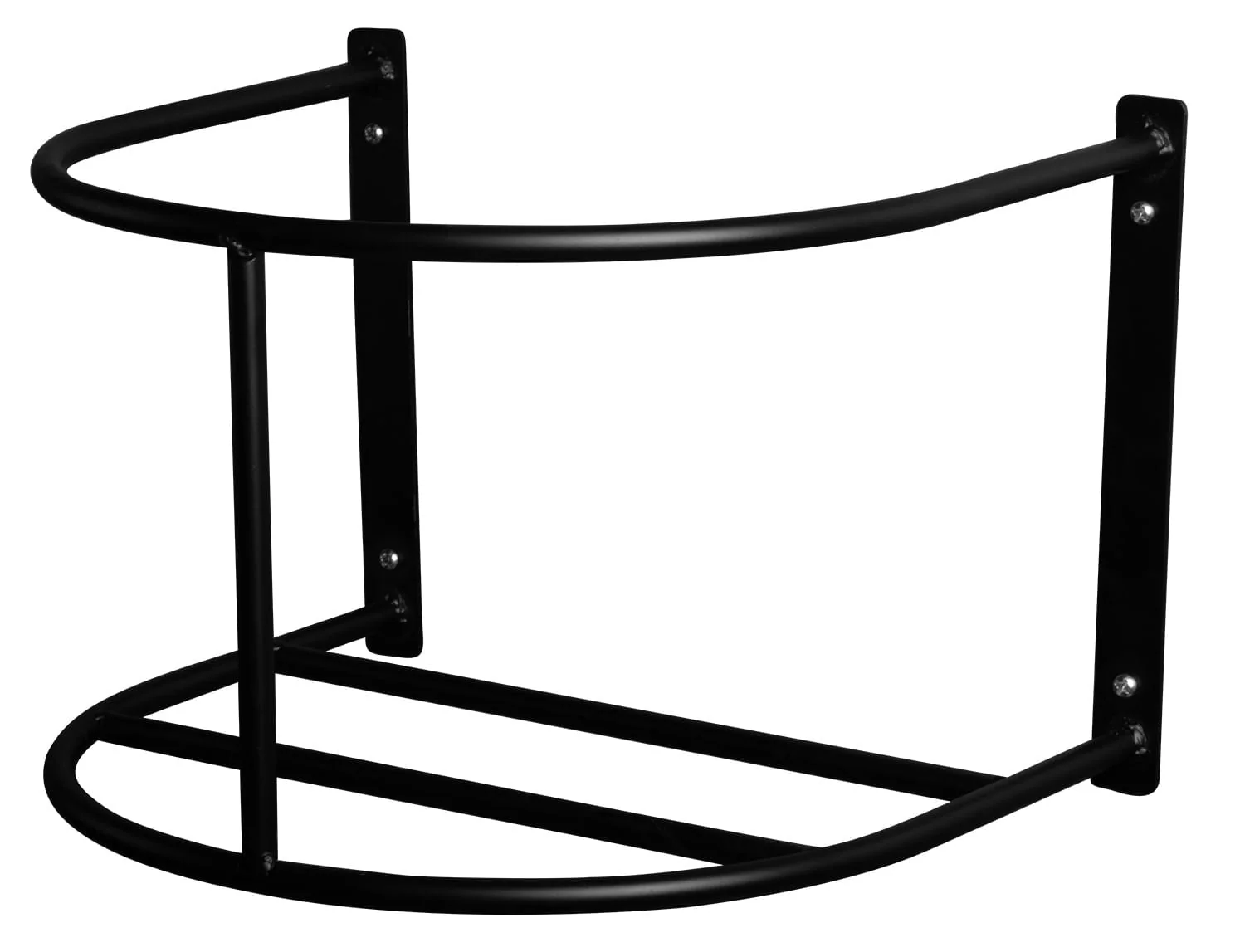 20 Quart Flatback Bucket Holder, Black - Healthber