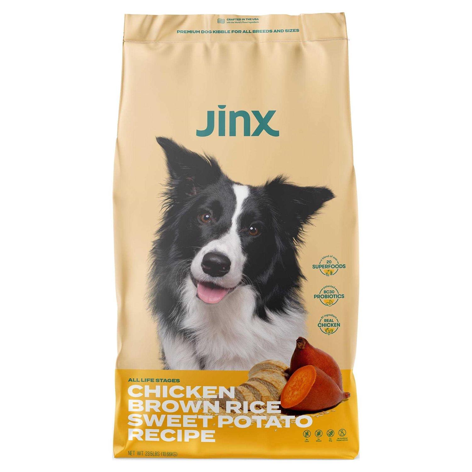 Jinx Chicken Brown Rice & Sweet Potato Dry Dog Food - Healthber