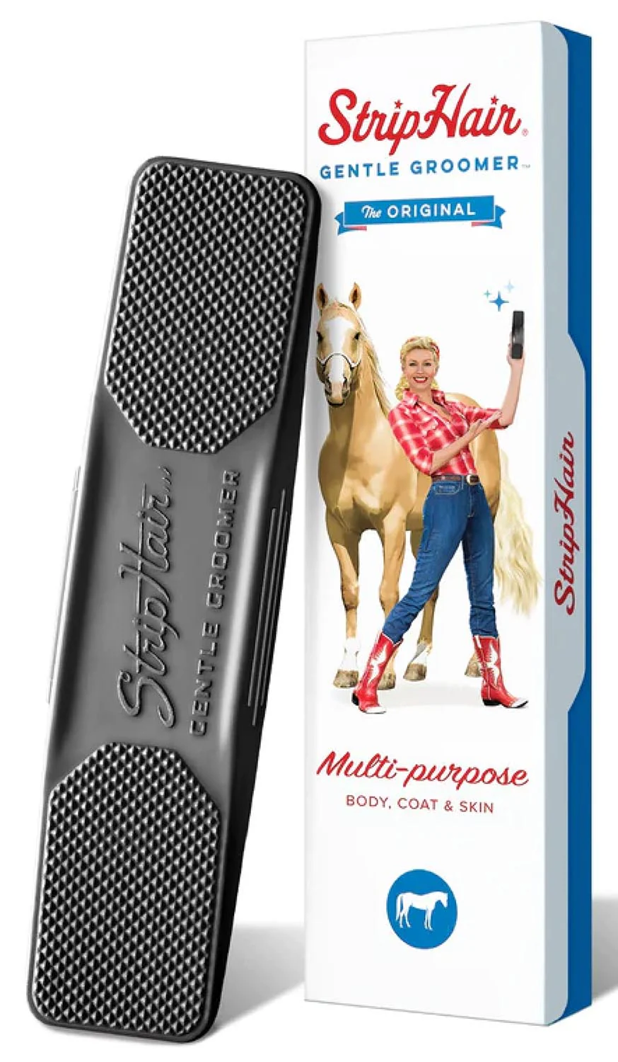 Betty's Best StripHair Gentle Groomer Original for Horses - Healthber