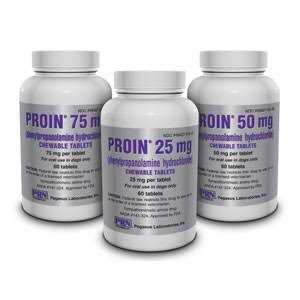 Proin 25-mg Chewable Tablets for Dogs - Healthber