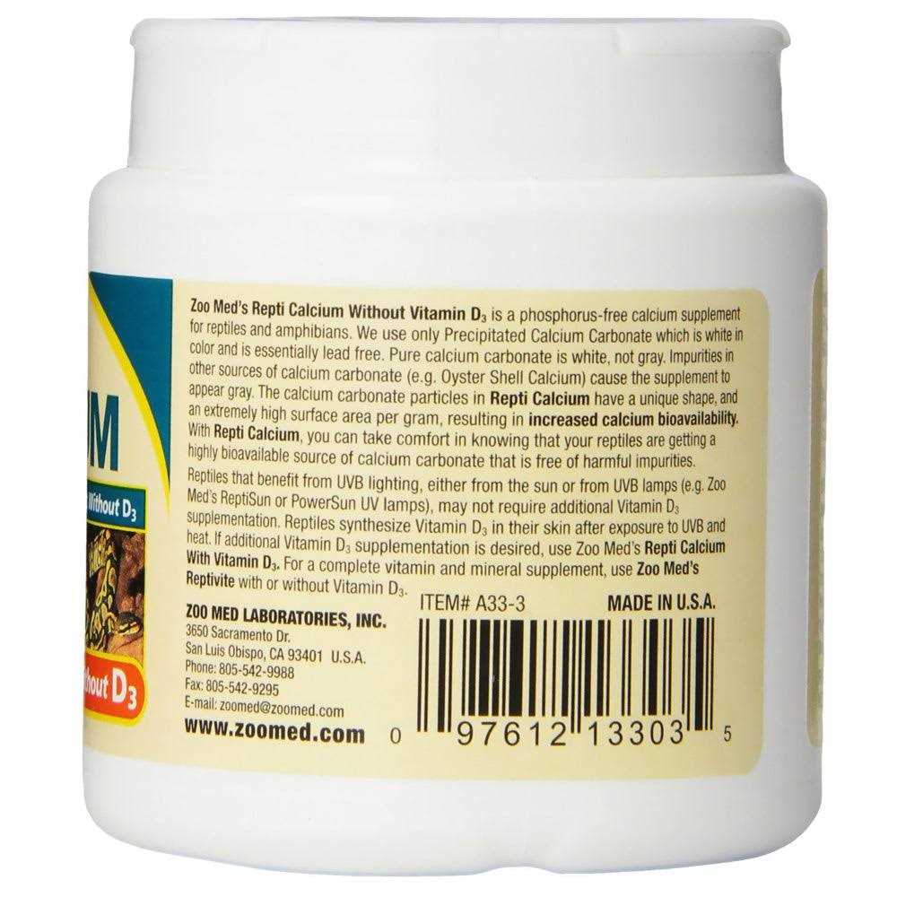 Zoo Med Repti Calcium without D3 - Healthber