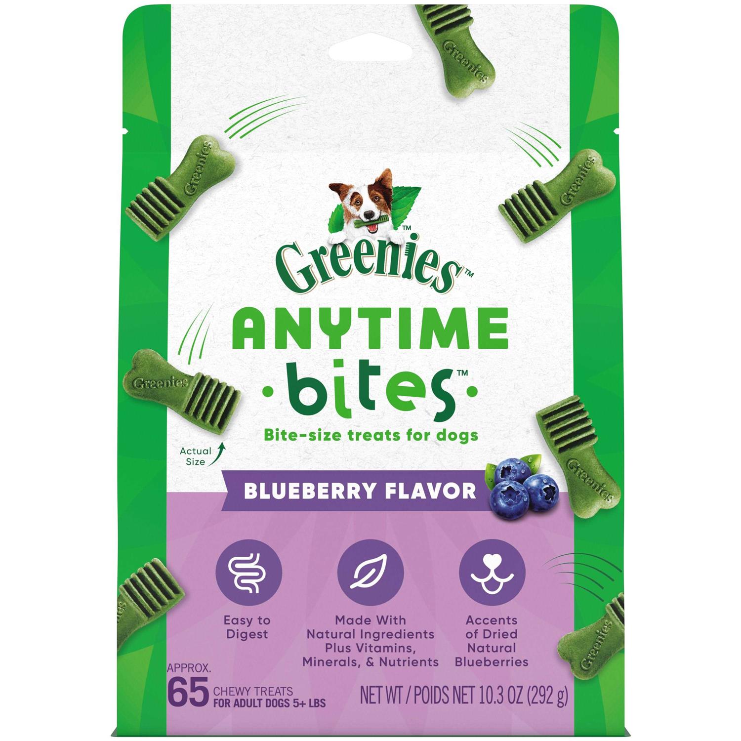 Greenies Anytime Bites Dog Treats - Healthber