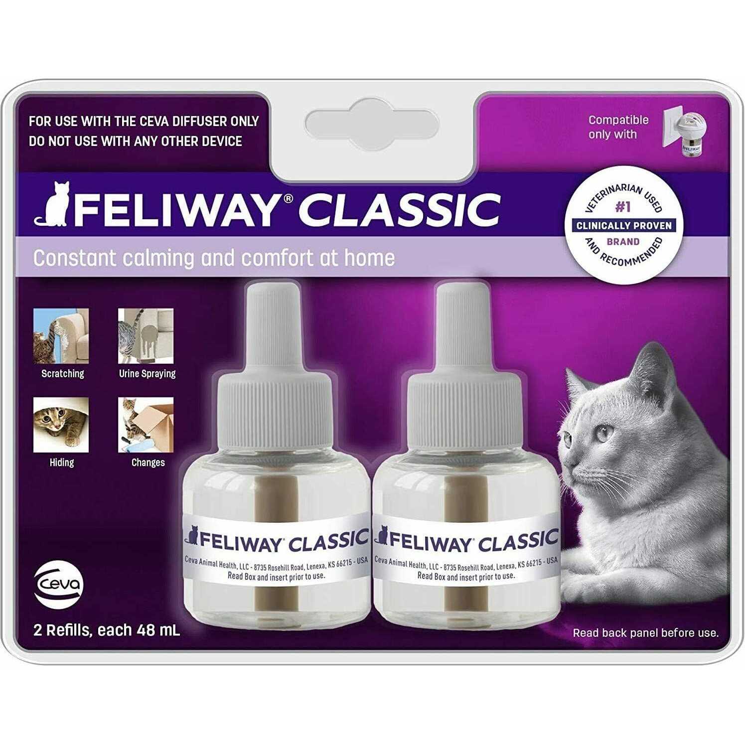 Feliway Classic 3 Pack Refill - Healthber
