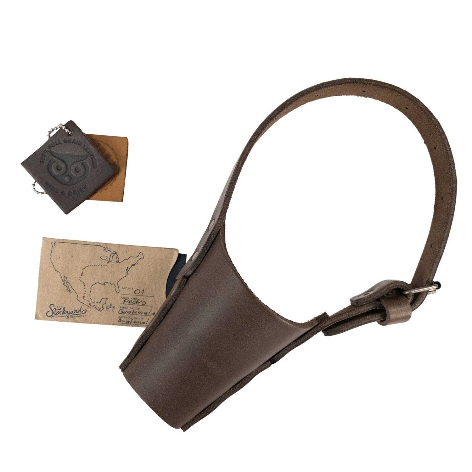 Hide & Drink Dog Muzzle Guard Secure Prevents Biting Chewing - Healthber