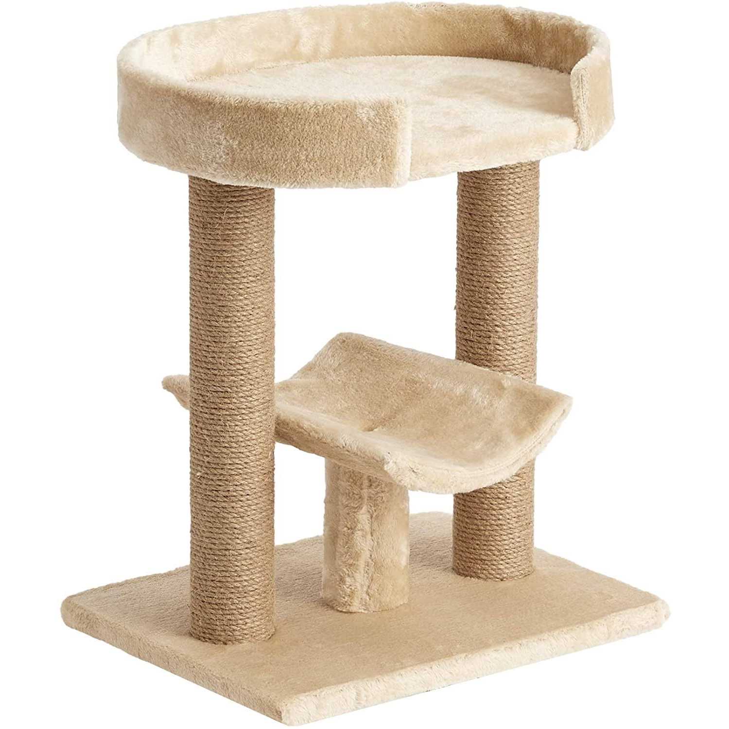Two by Two 21.1 in. Laurel Cat Scratching Tree - Healthber