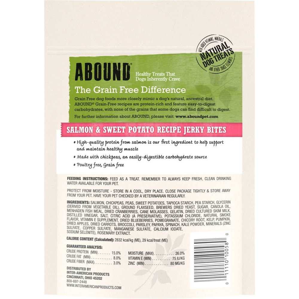 Abound Grain Free Jerky Bites Dog Treats - Healthber