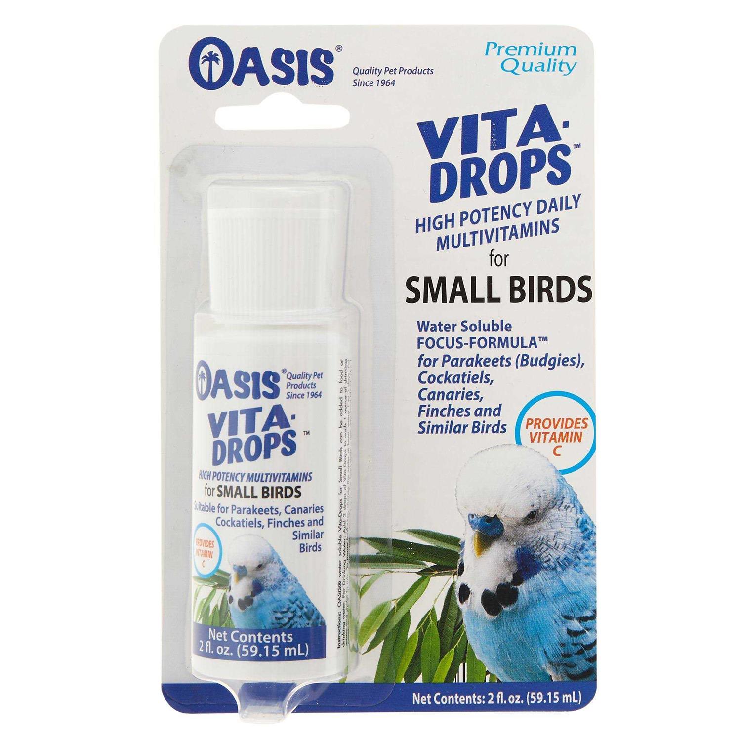 Oasis Vita Drops for Small Birds - Healthber