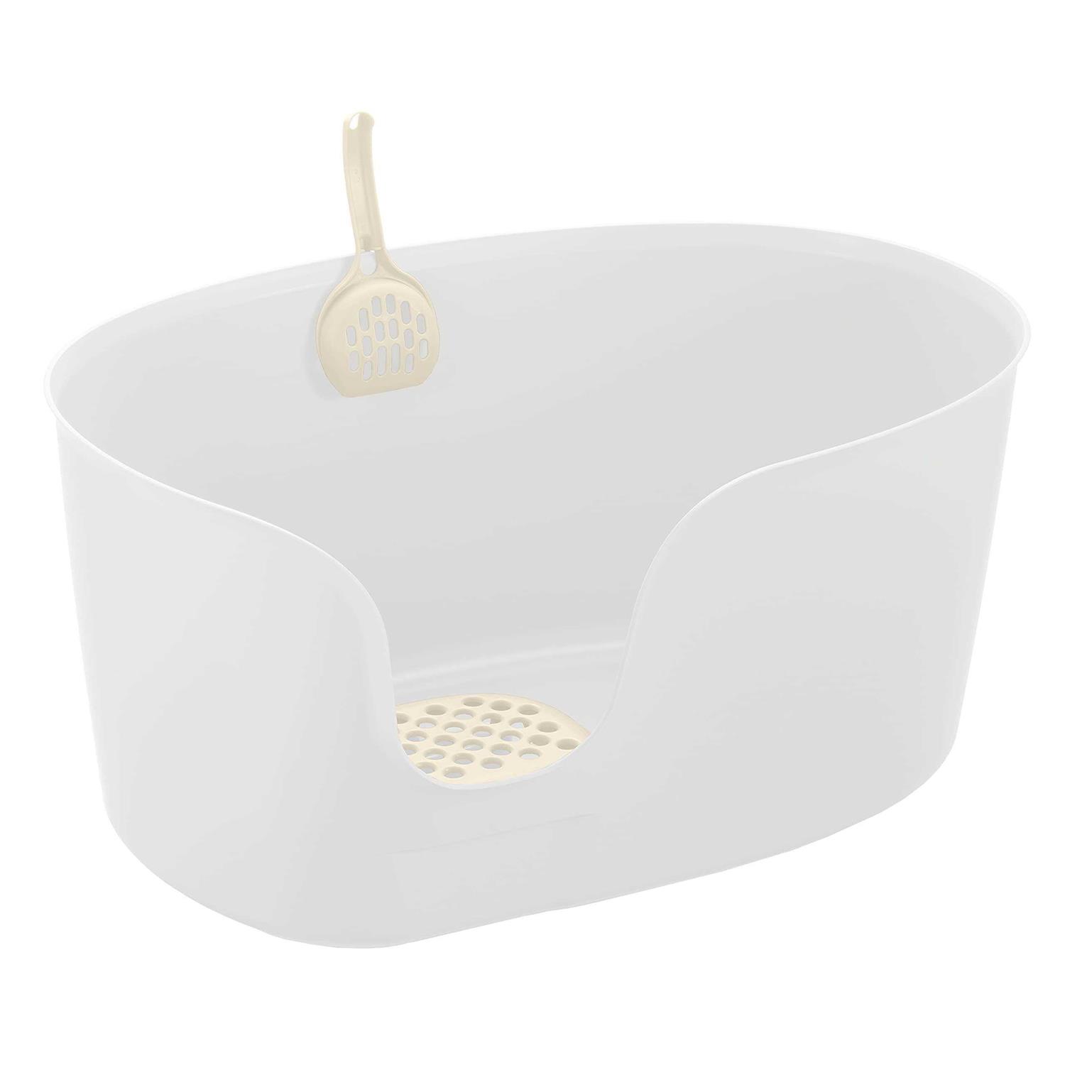 Richell PAW TRAX High Wall Cat Litter Box XL - Healthber