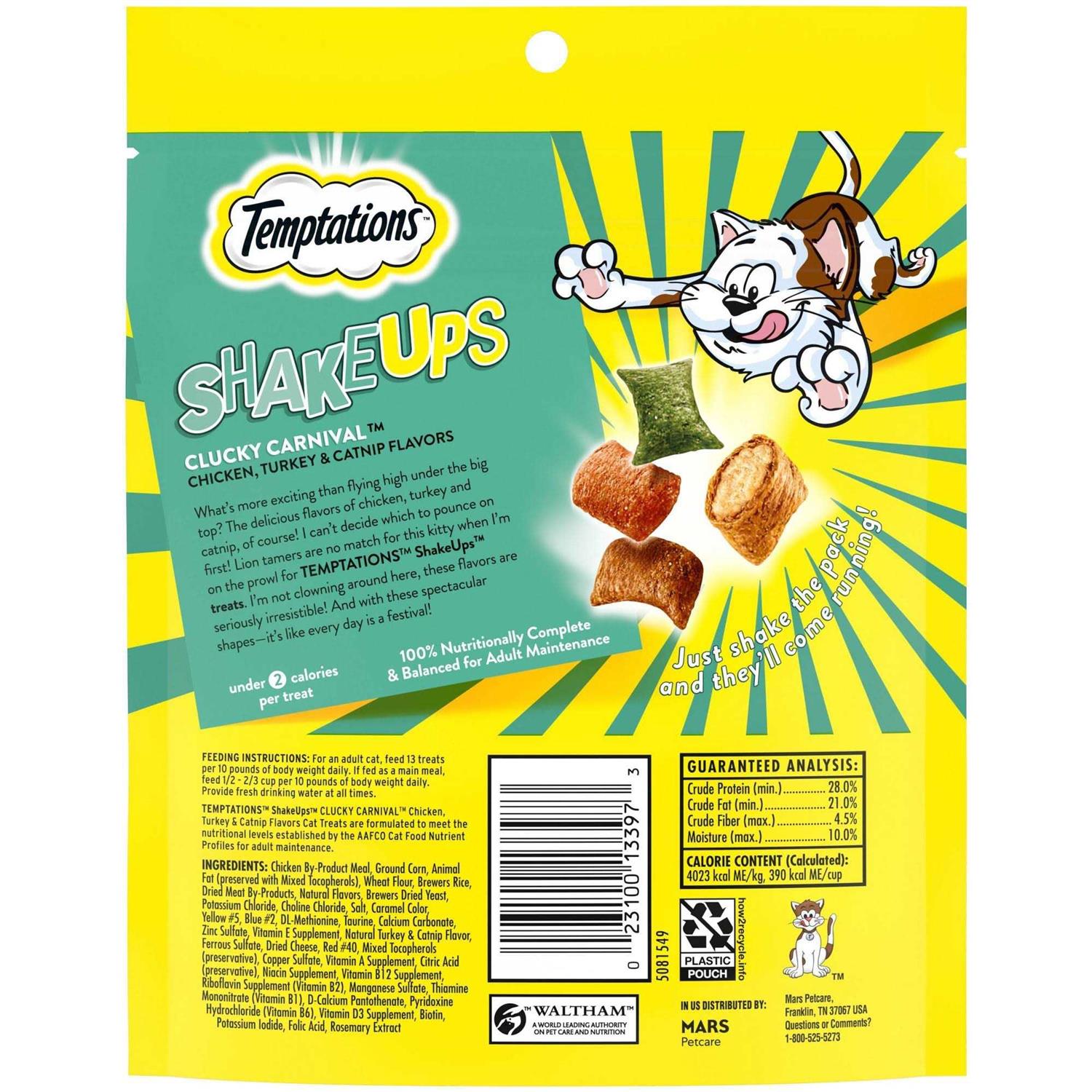 Temptations ShakeUps Crunchy and Soft Cat Treats - Healthber