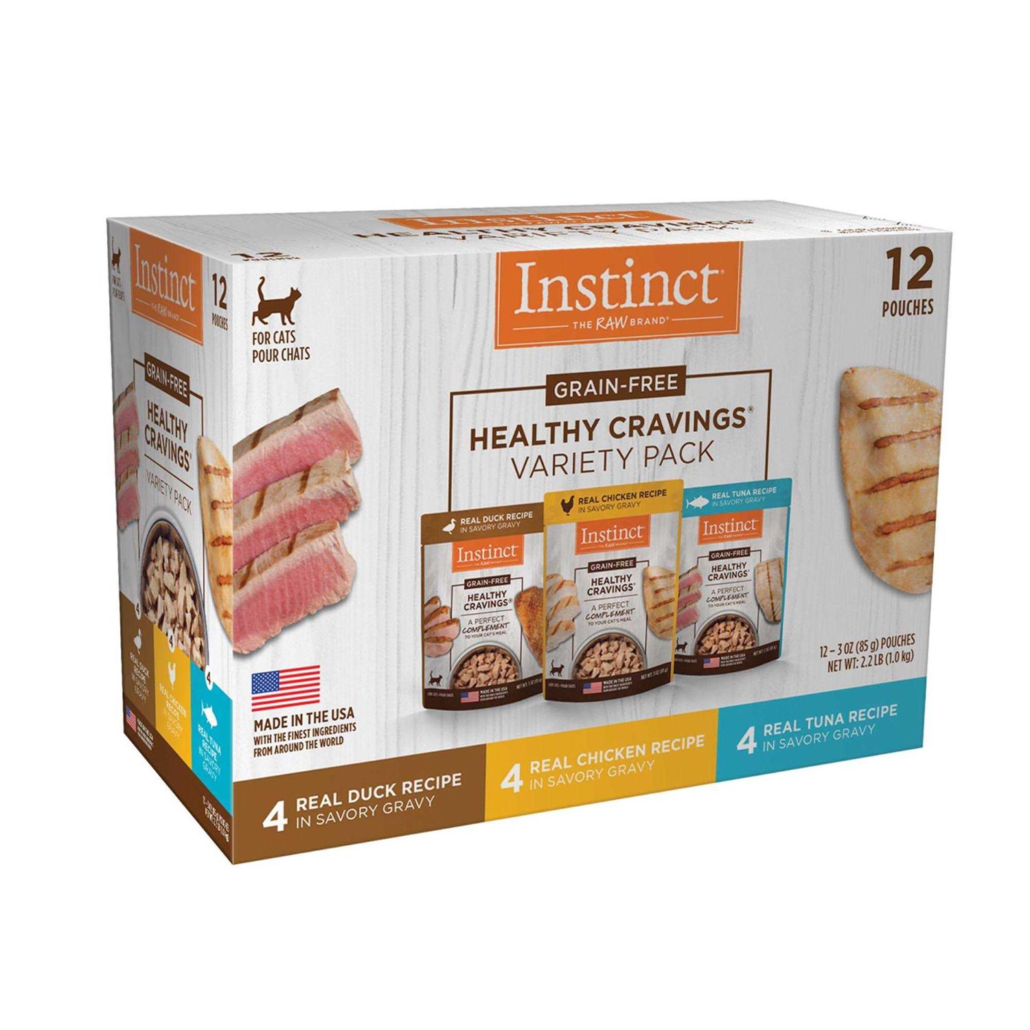 Instinct Healthy Cravings Grain Free Real Recipe Wet Cat Food Topper - Healthber
