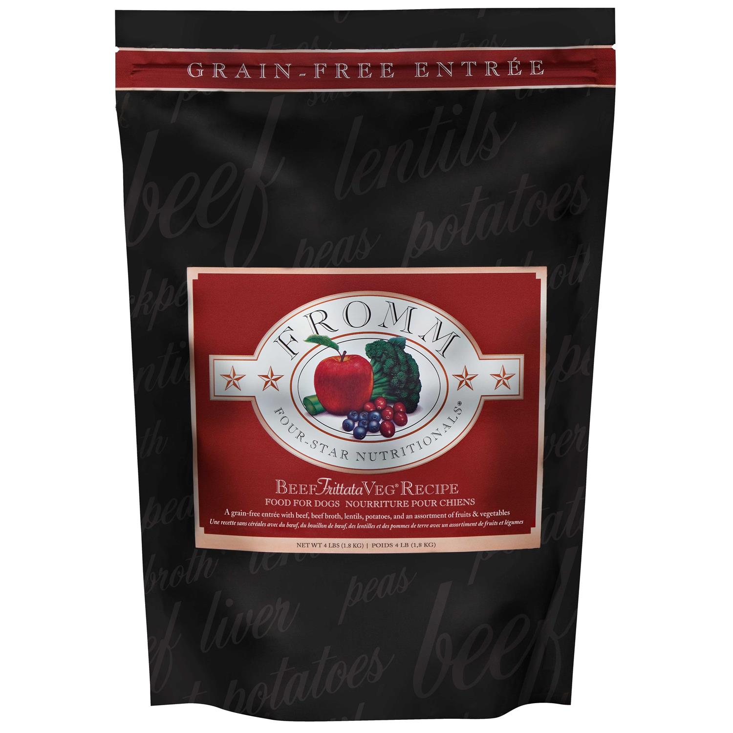 Fromm Four Star Beef Frittata Dry Dog Food - Healthber