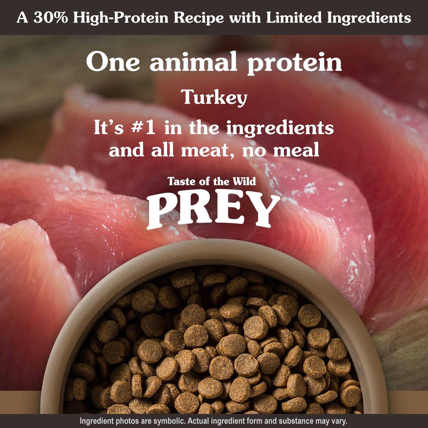Taste of the Wild Dog Food Prey Turkey - Healthber