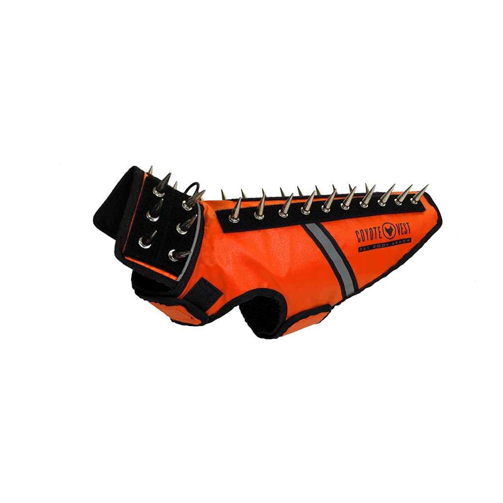 CoyoteVest SpikeVest Dog Harness Vest Reflective Dog Accessories with Spikes to Shield Your Pet from Raptor and Animal Attacks - Healthber