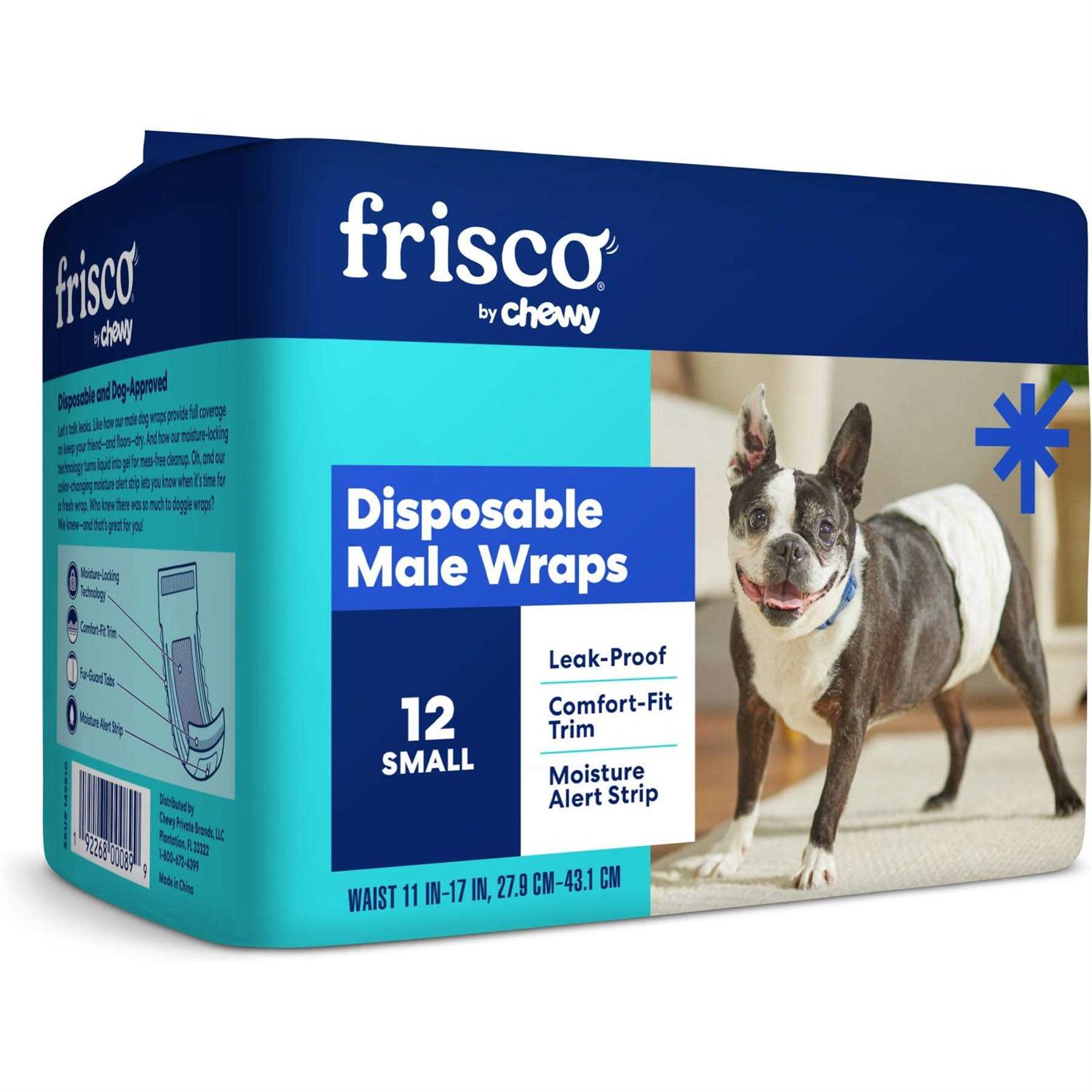 Frisco Disposable male Dog Wraps - Healthber