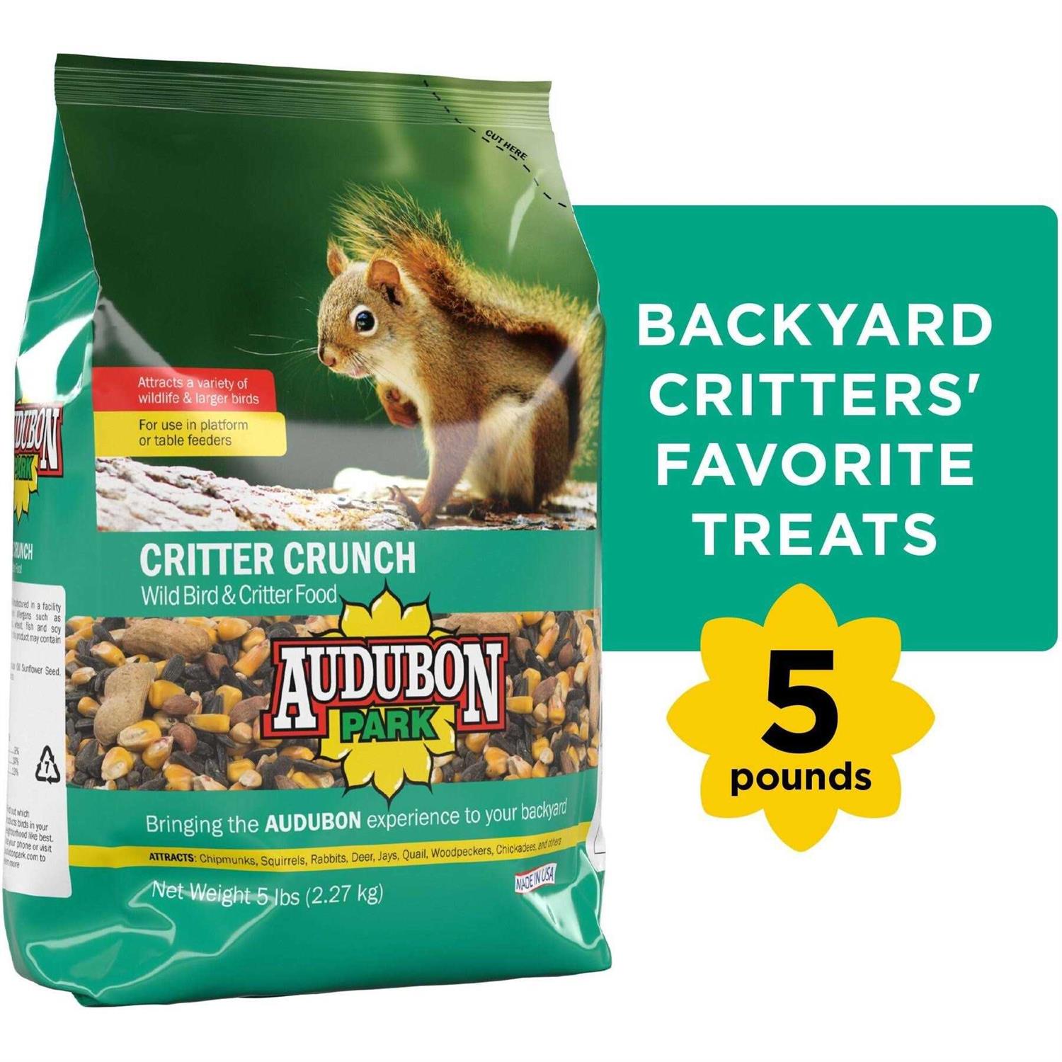 Audubon Park Critter Crunch Wild Bird Food - Healthber