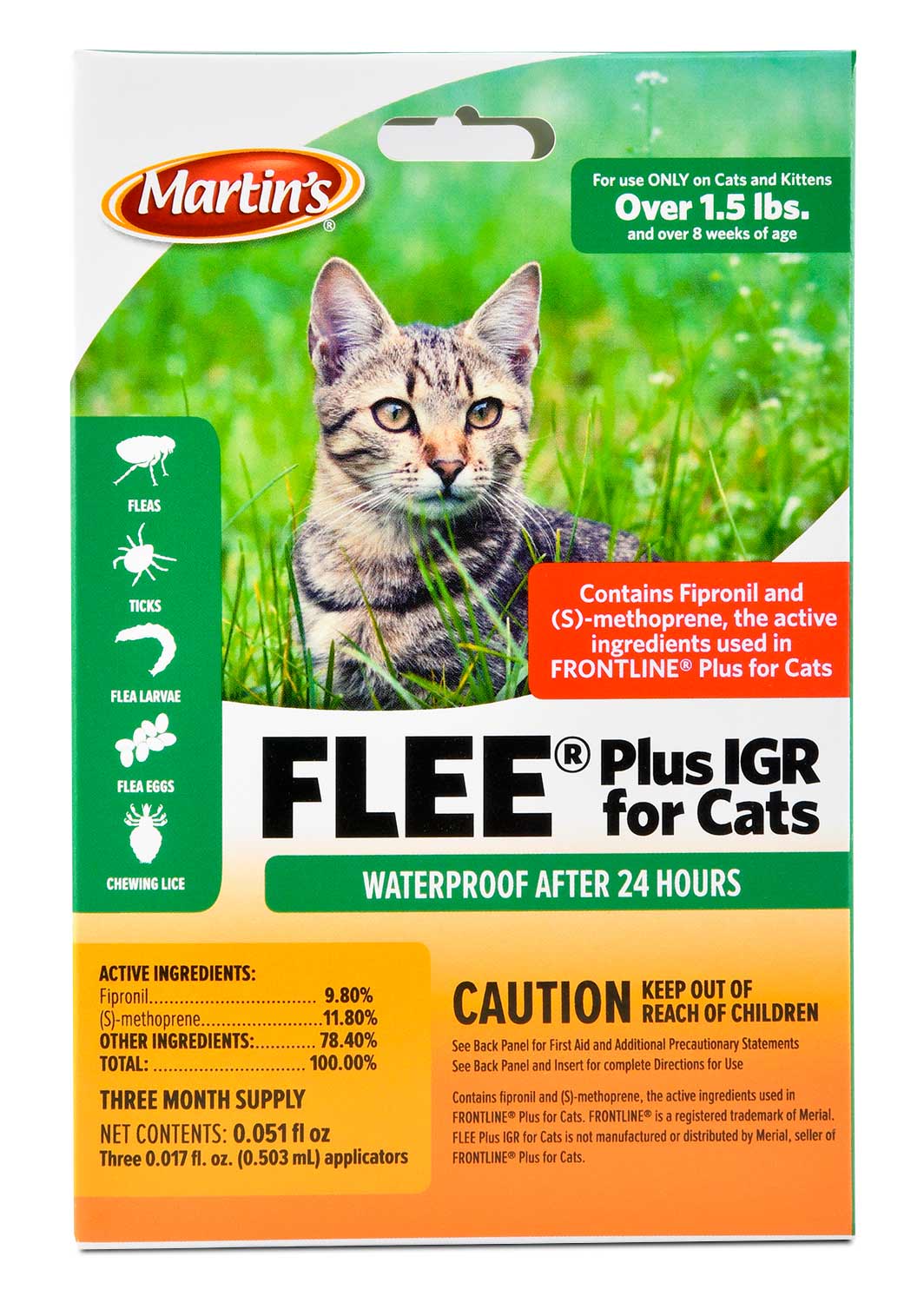 Martin's Flee Plus IGR for Cats - Healthber